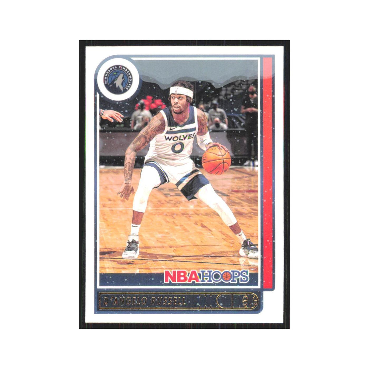 D'Angelo Russell 2021 NBA Hoops #161 Minnesota Timberwolves Basketball Card NM