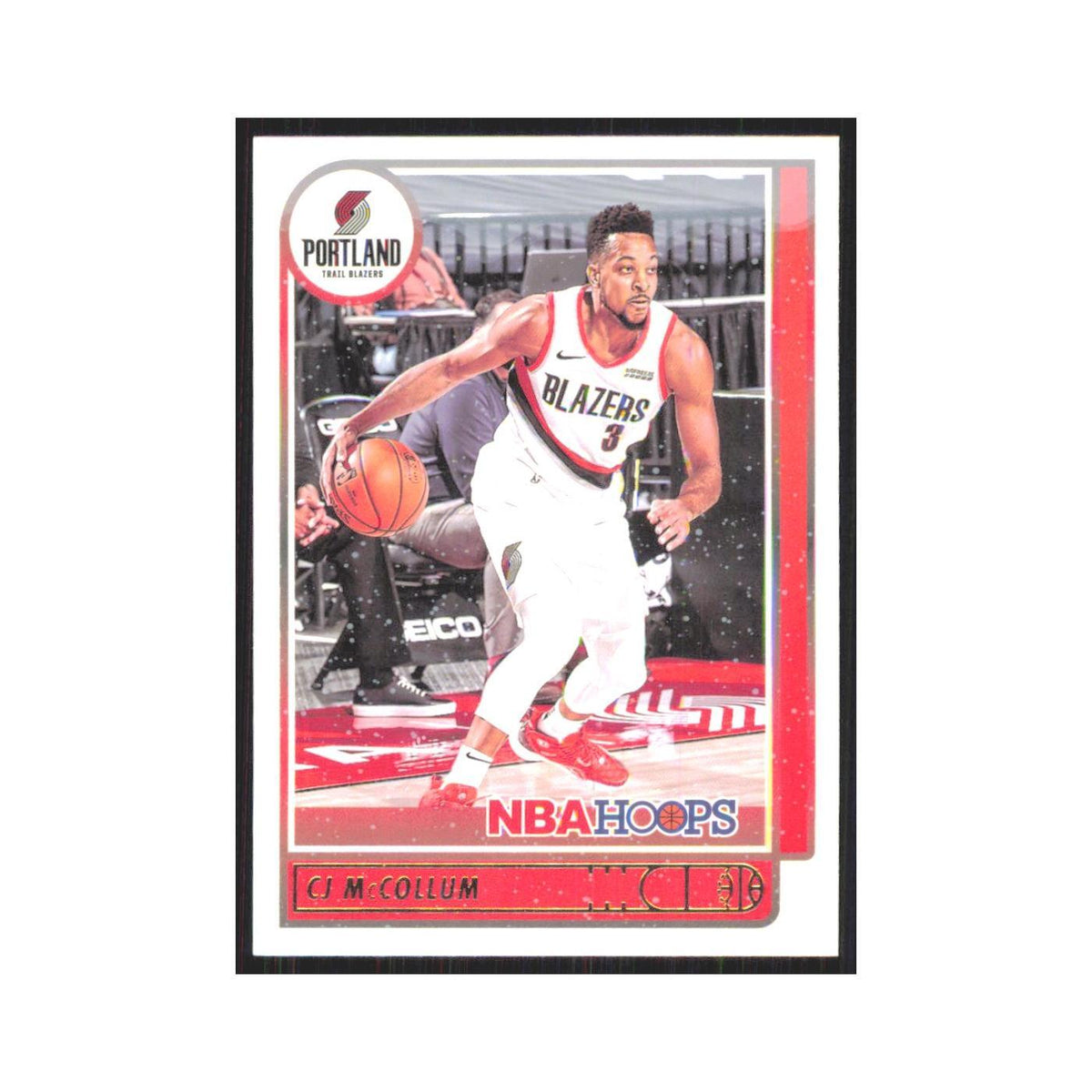 CJ McCollum 2021 NBA Hoops #81 Portland Trail Blazers Basketball Card NM