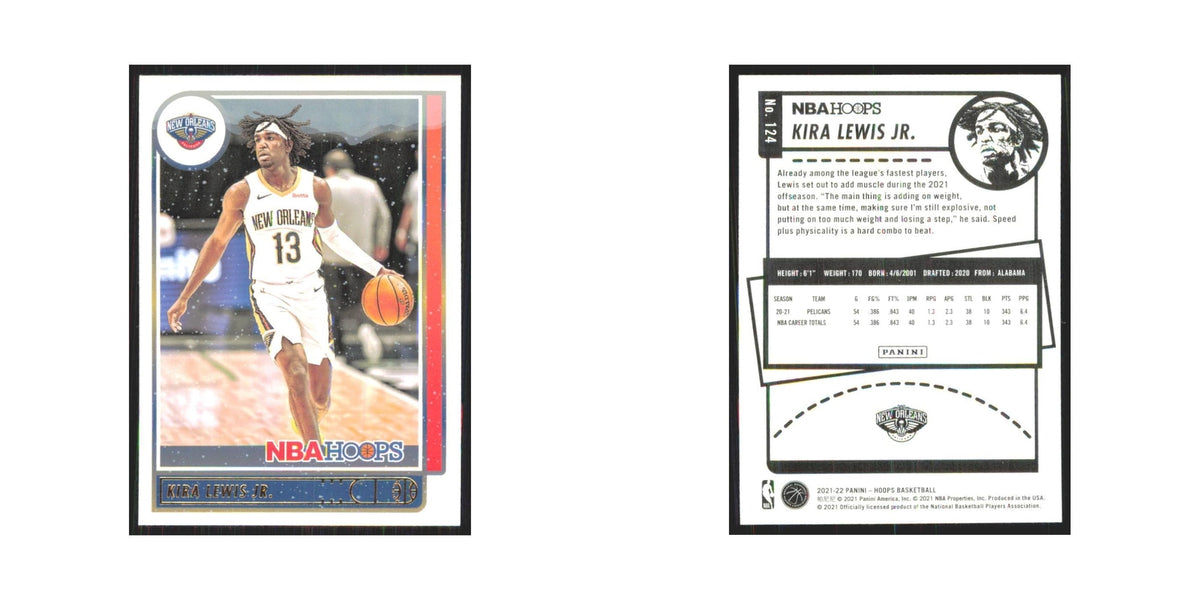 Kira Lewis Jr. 2021 NBA Hoops #124 New Orleans Pelicans Basketball Card NM