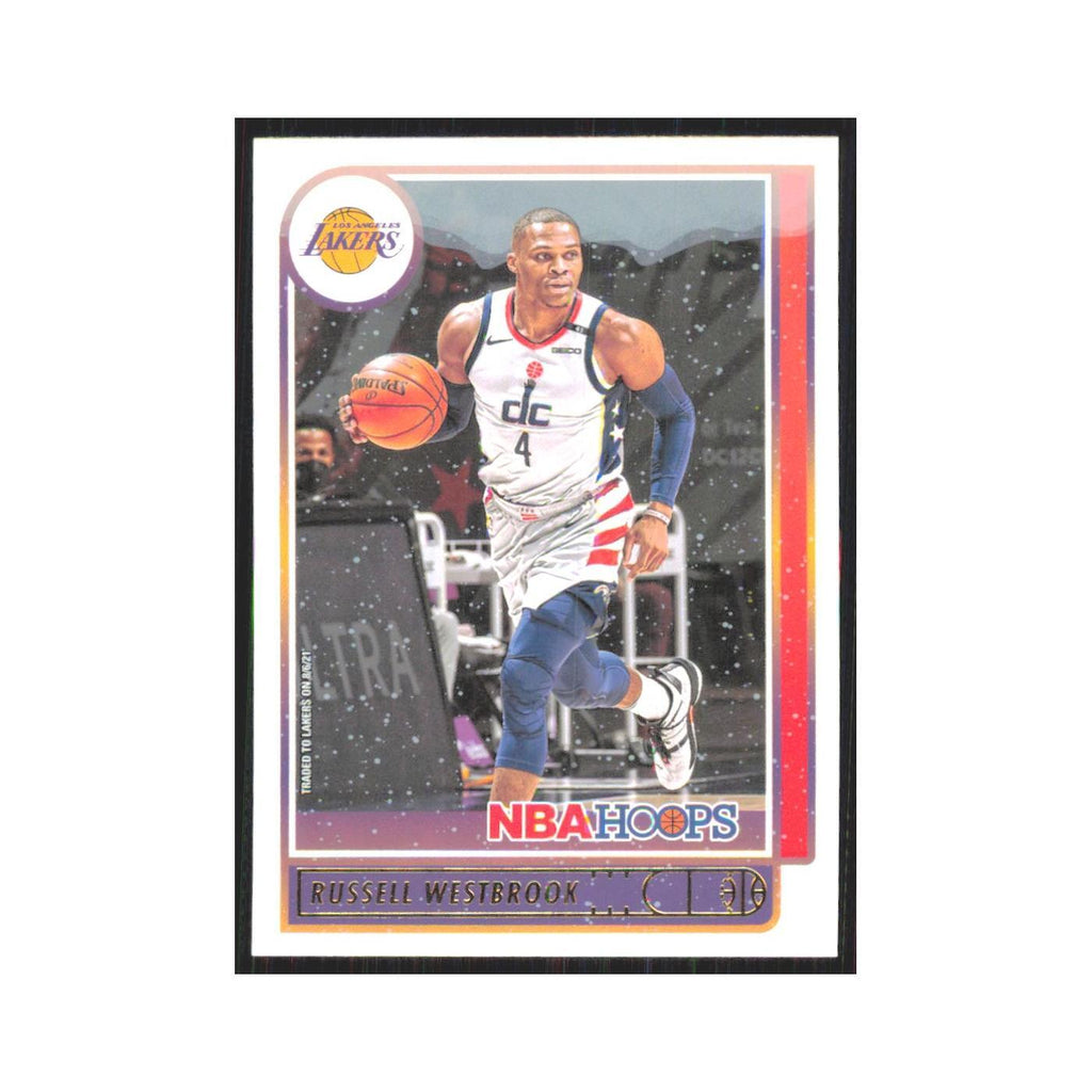 Russell Westbrook 2021 NBA Hoops #90 Los Angeles Lakers Basketball Card NM