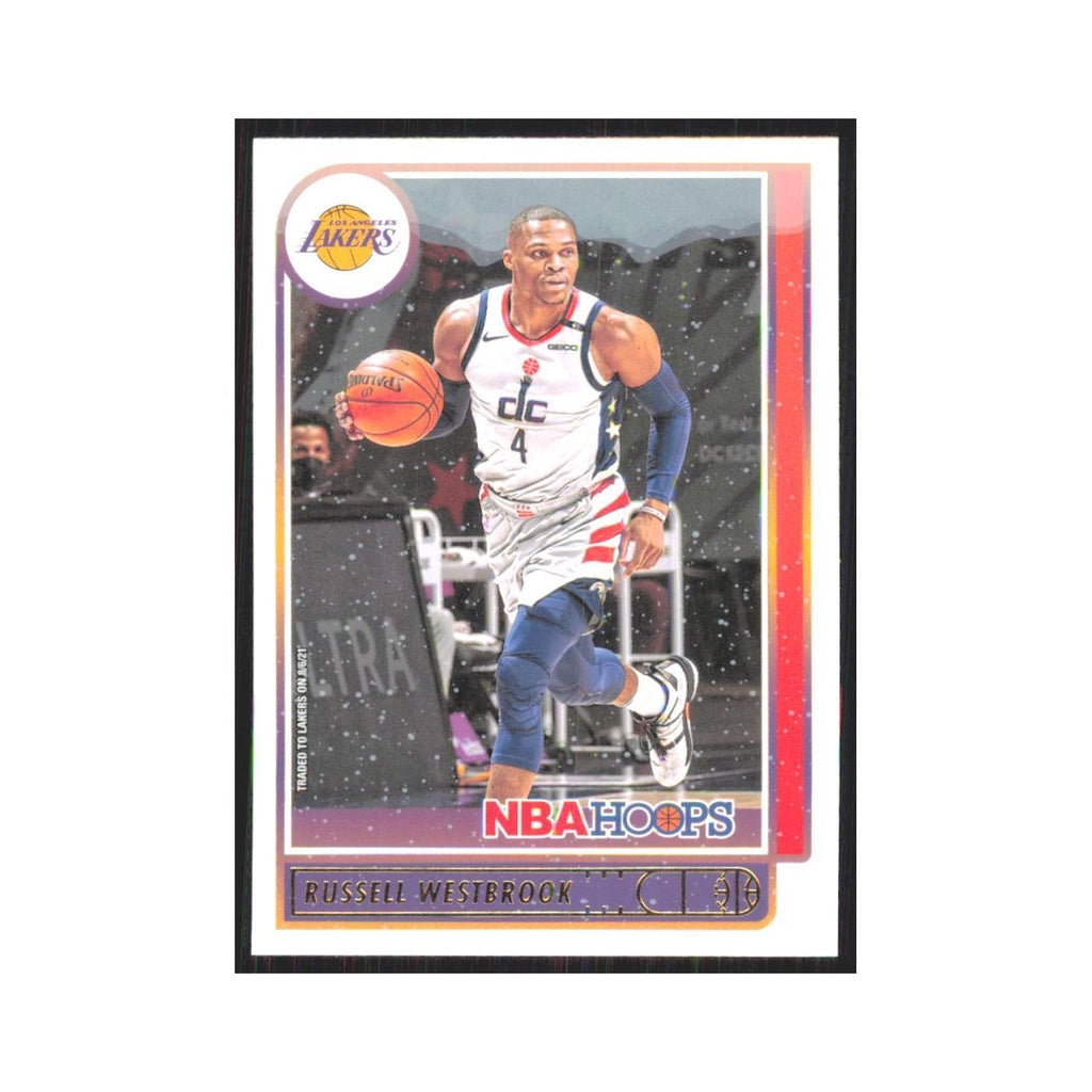 Russell Westbrook 2021 NBA Hoops #90 Los Angeles Lakers Basketball Card NM