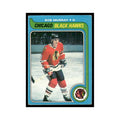 Bob Murray 1979 O-Pee-Chee (Damaged) #55 Chicago Blackhawks Hockey Card Poor