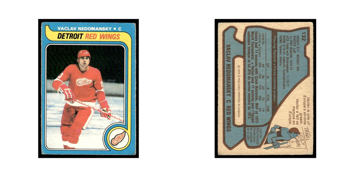 Vaclav Nedomansky 1979 O-Pee-Chee (Damaged) #132 Detroit Red Wings Poor