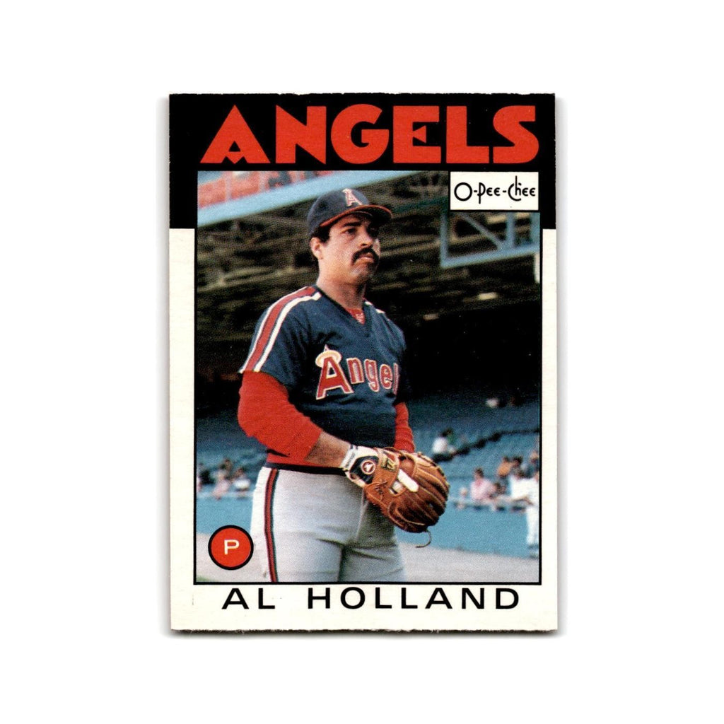 Al Holland 1986 O-Pee-Chee #369 California Angels Baseball Card NM