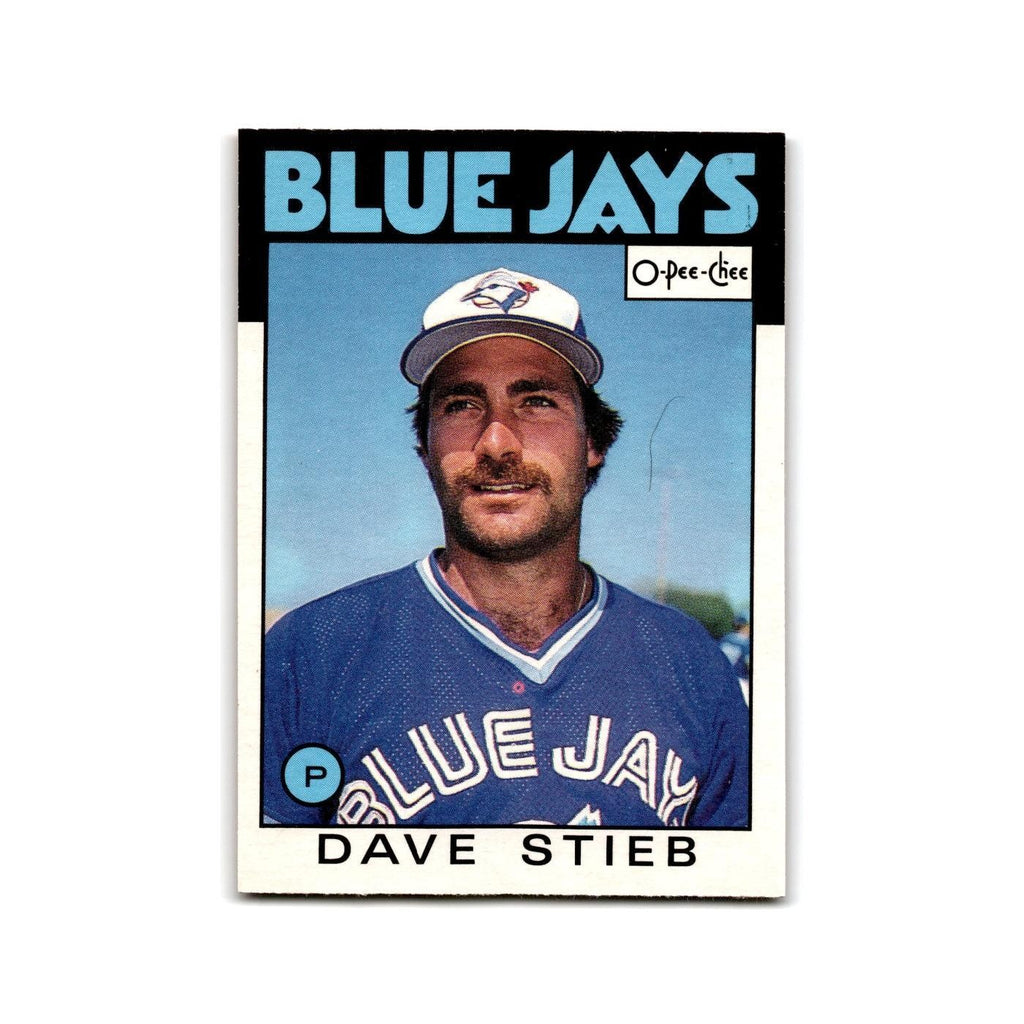 Dave Stieb 1986 O-Pee-Chee #353 Toronto Blue Jays Baseball Card NM