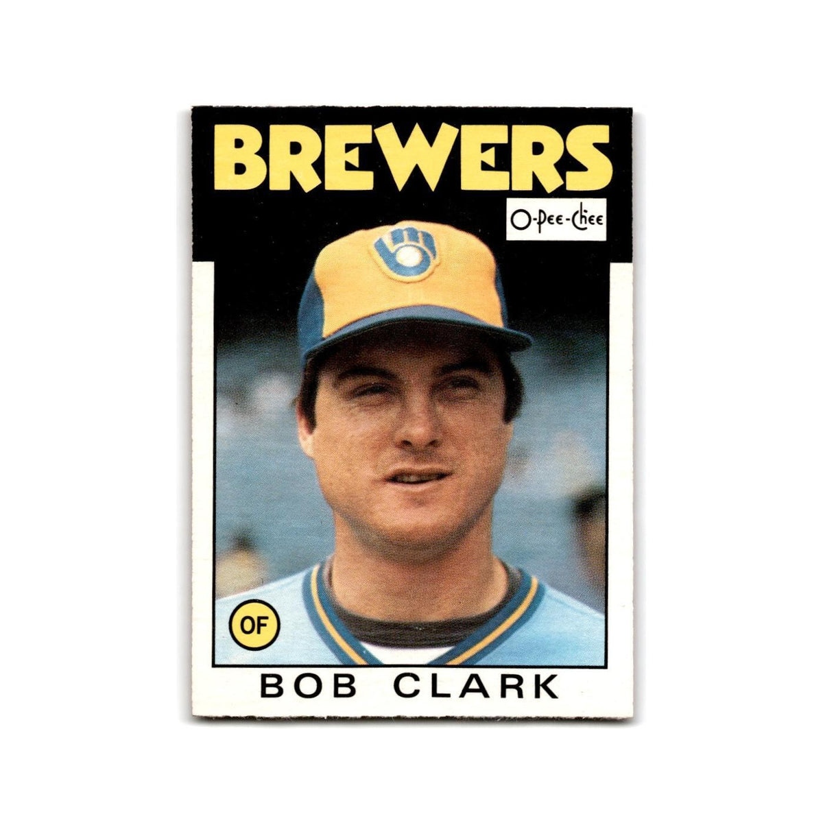 Bob Clark 1986 O-Pee-Chee #352 Milwaukee Brewers Baseball Card NM