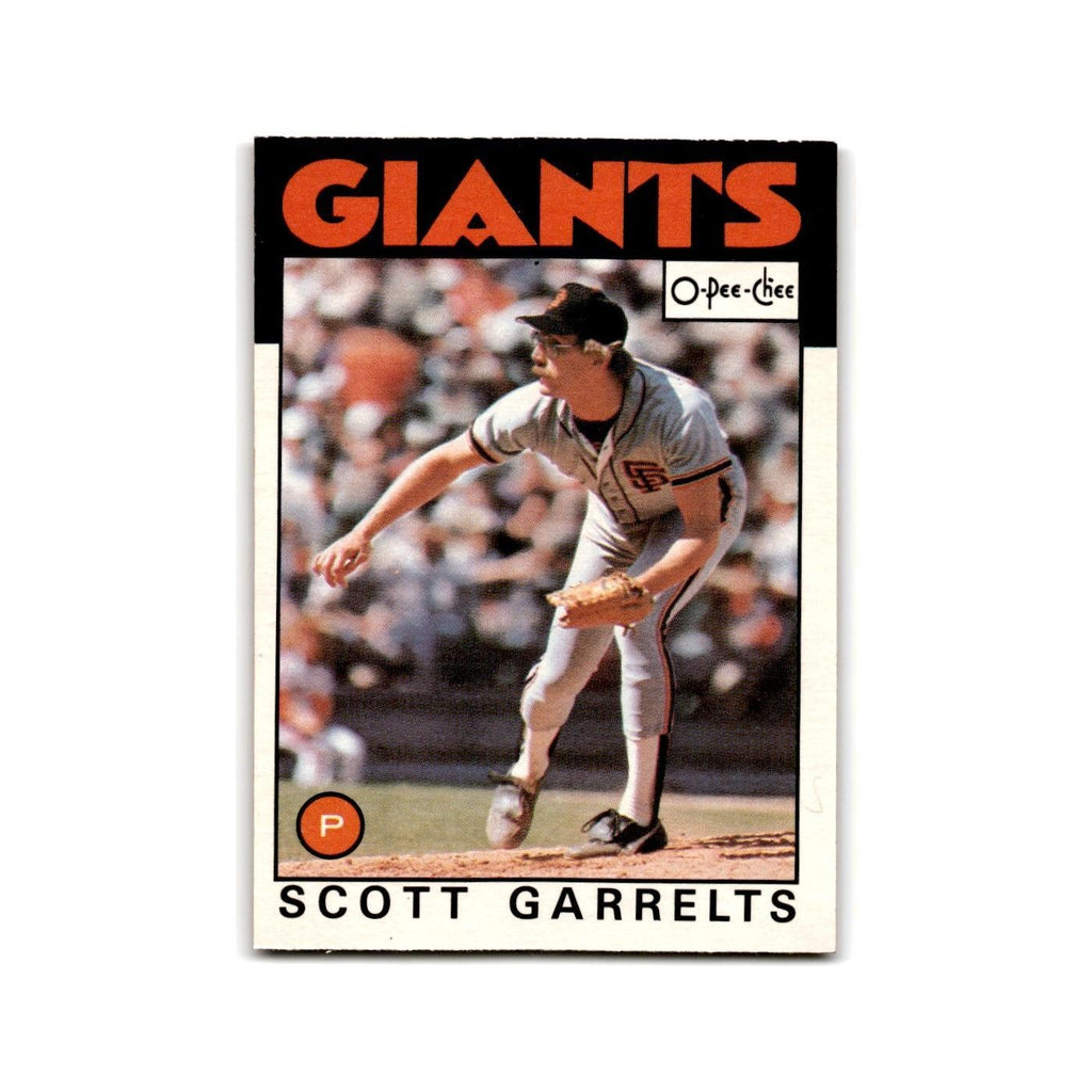 Scott Garrelts 1986 O-Pee-Chee #395 San Francisco Giants Baseball Card NM