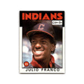 Julio Franco 1986 O-Pee-Chee #391 Cleveland Indians Baseball Card NM