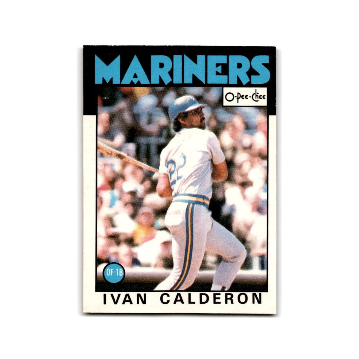 Ivan Calderon 1986 O-Pee-Chee #382 Seattle Mariners Baseball Card NM