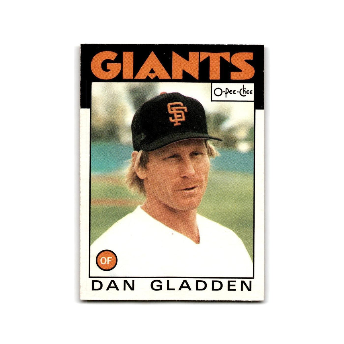 Dan Gladden 1986 O-Pee-Chee #336 San Francisco Giants Baseball Card NM
