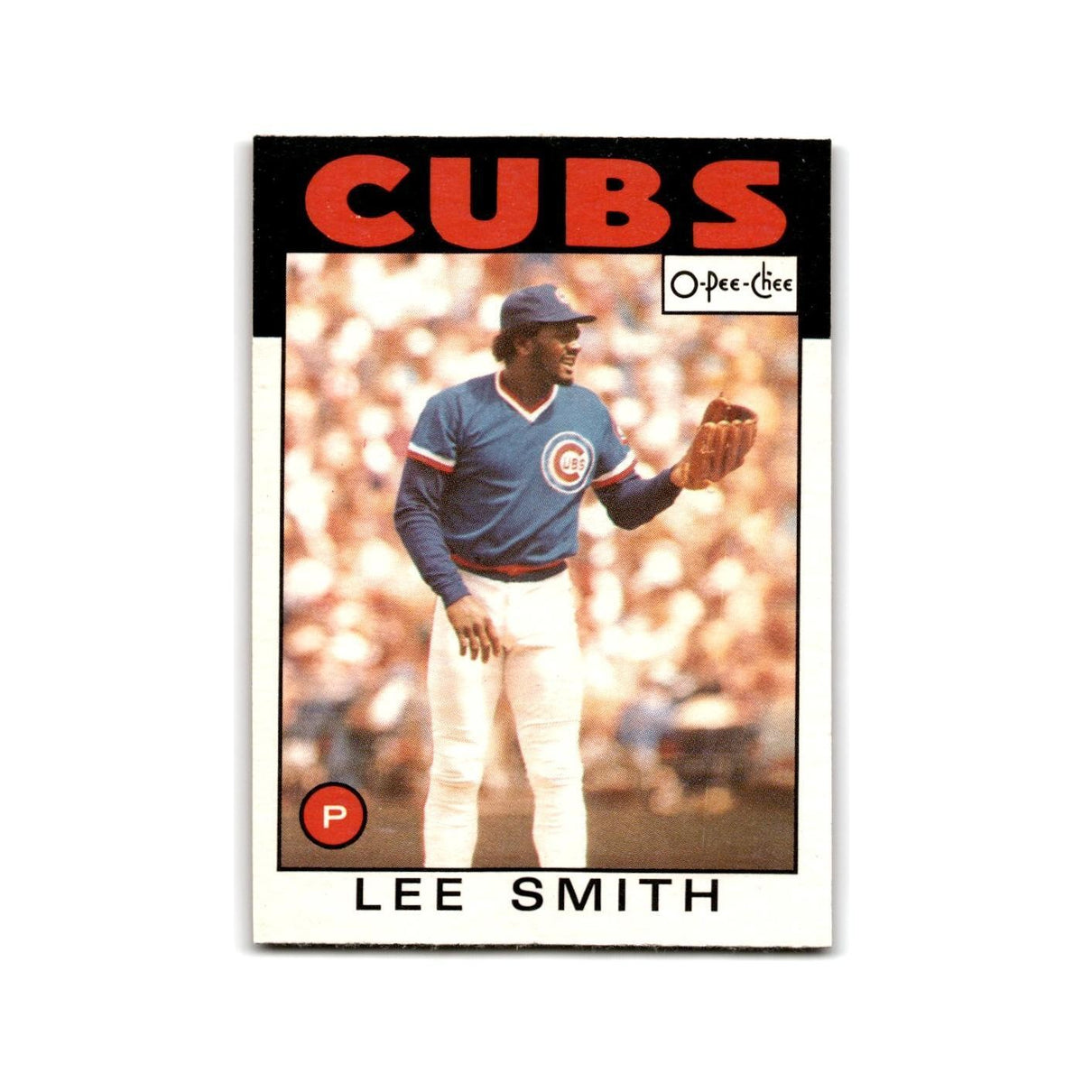Lee Smith 1986 O-Pee-Chee #355 Chicago Cubs Baseball Card NM