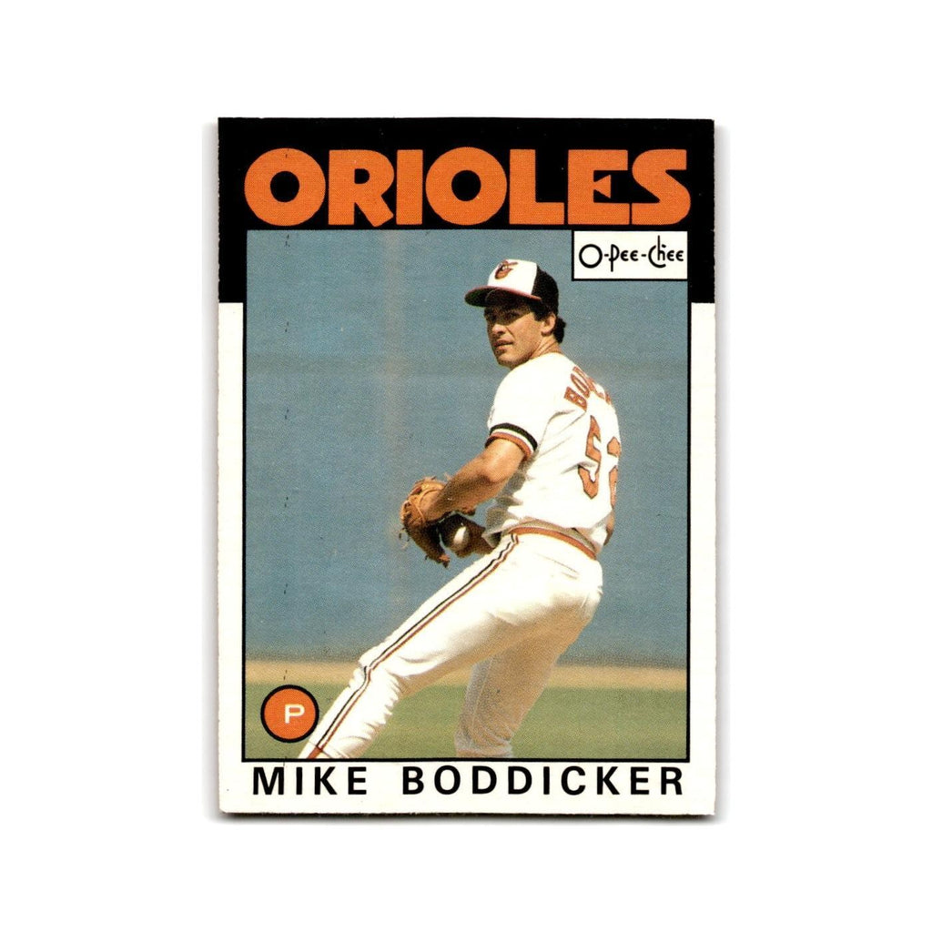 Mike Boddicker 1986 O-Pee-Chee #367 Baltimore Orioles Baseball Card NM