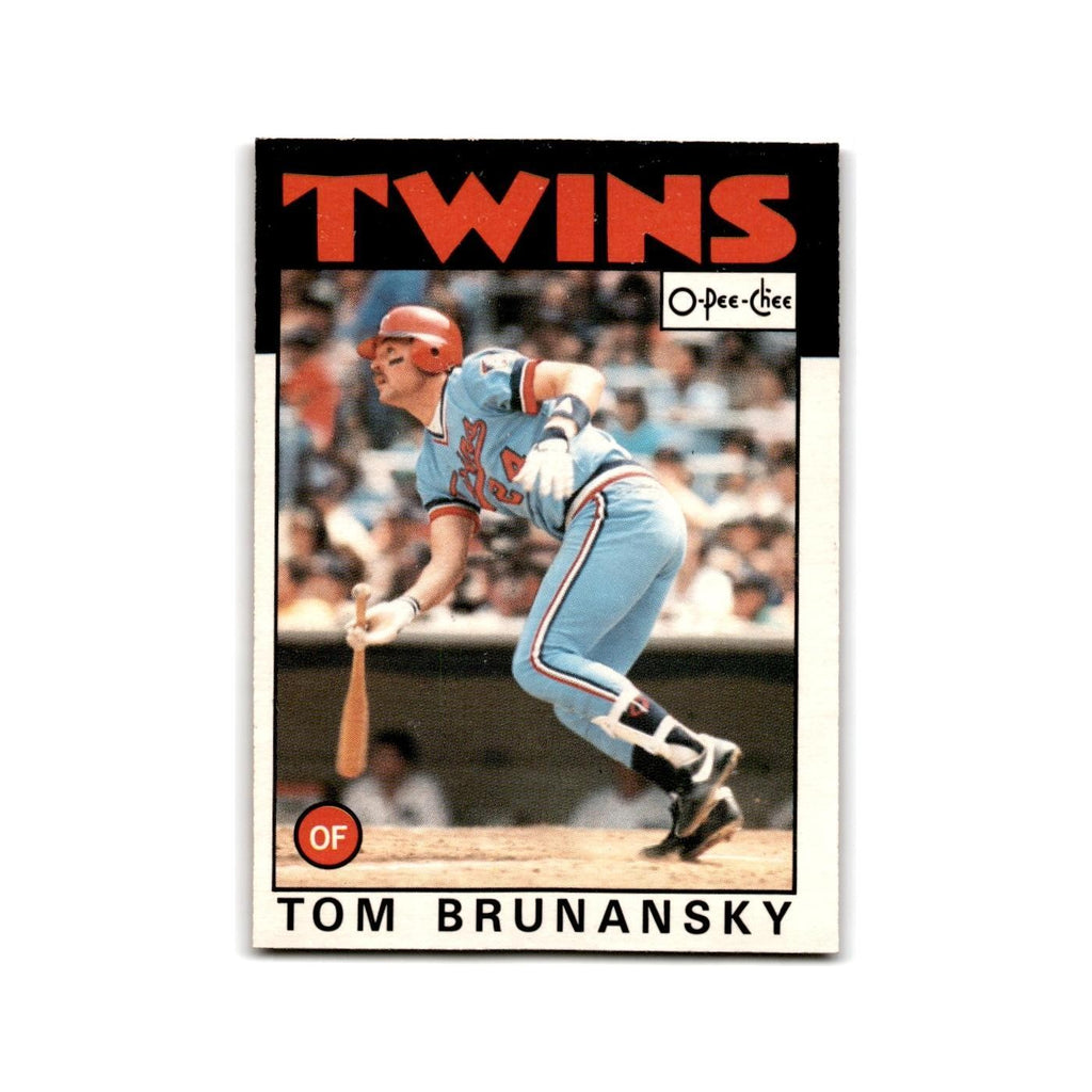 Tom Brunansky 1986 O-Pee-Chee #392 Minnesota Twins Baseball Card NM
