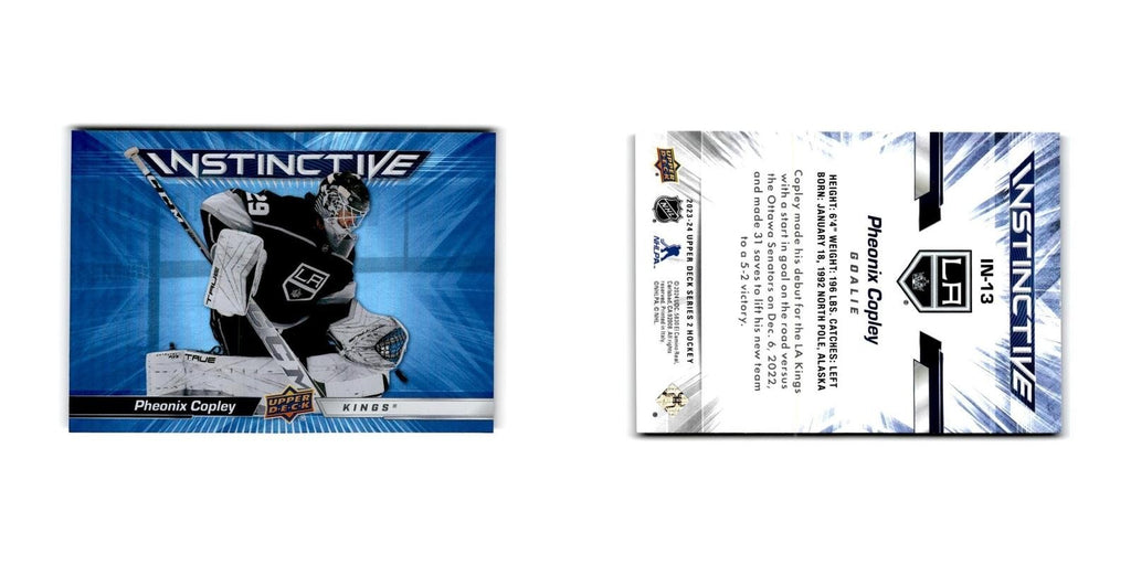 2023 Upper Deck Instinctive Pheonix Copley Los Angeles Kings #IN-13