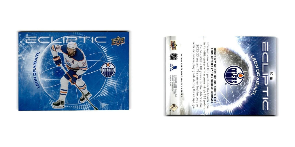 2023 Upper Deck Ecliptic Leon Draisaitl Edmonton Oilers #EC-18