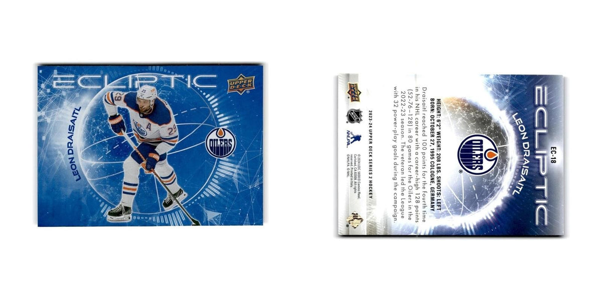 2023 Upper Deck Ecliptic Leon Draisaitl Edmonton Oilers #EC-18