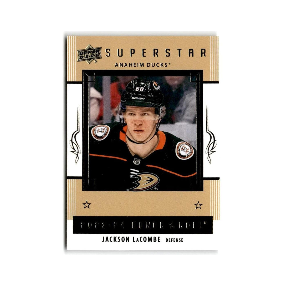 2023 Upper Deck Honor Roll Jackson LaCombe Anaheim Ducks #HR43