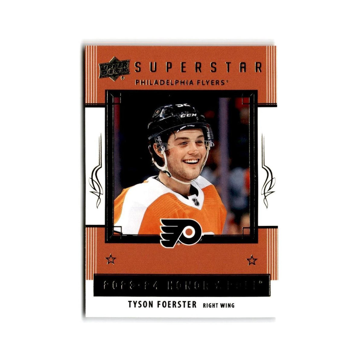 2023 Upper Deck Honor Roll Tyson Foerster Philadelphia Flyers #HR54