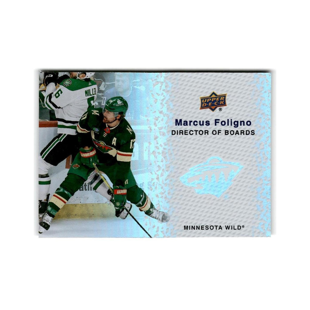 2023 Upper Deck Director of Boards Marcus Foligno Minnesota Wild #DB-8