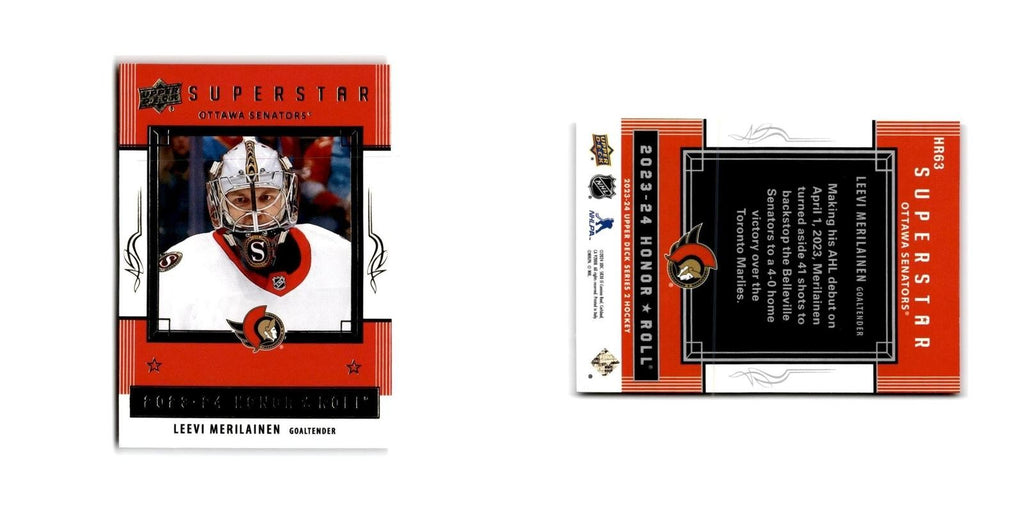 2023 Upper Deck Honor Roll Leevi Merilainen Ottawa Senators #HR63