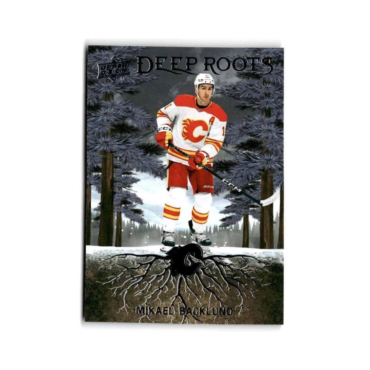 2023 Upper Deck Deep Roots Mikael Backlund Calgary Flames #DR-27