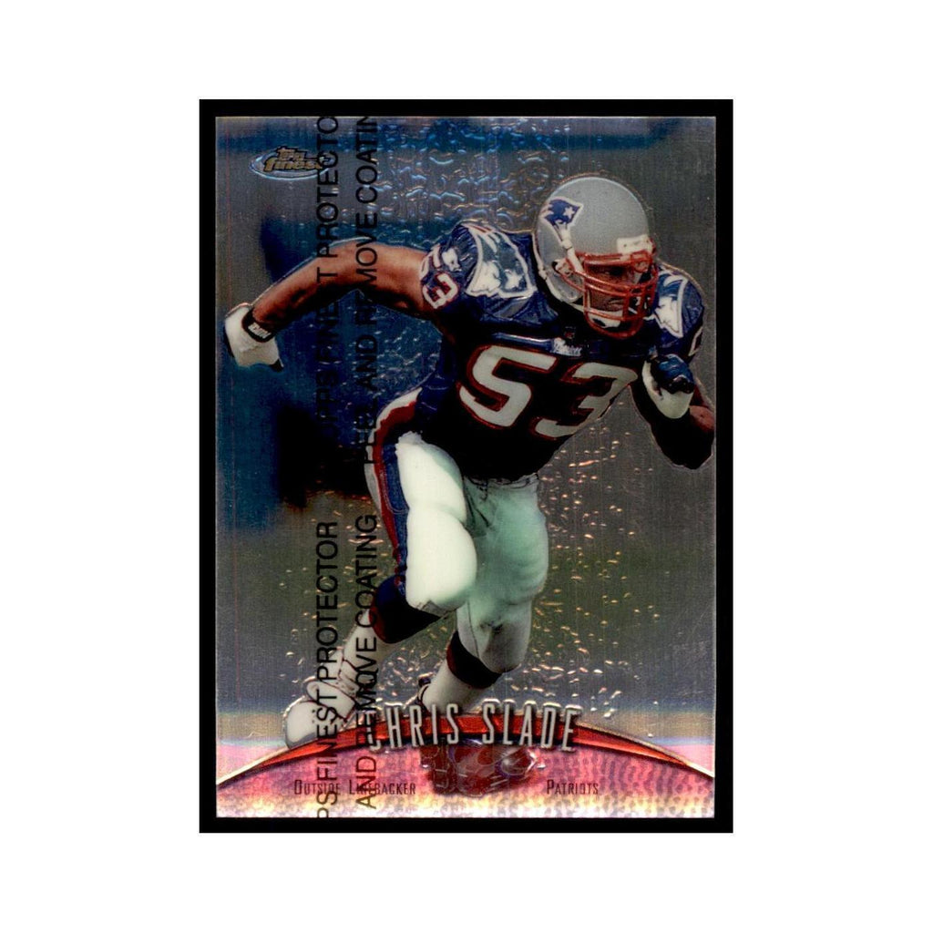 1998 Topps Finest w/coating Chris Slade Football Cards #18