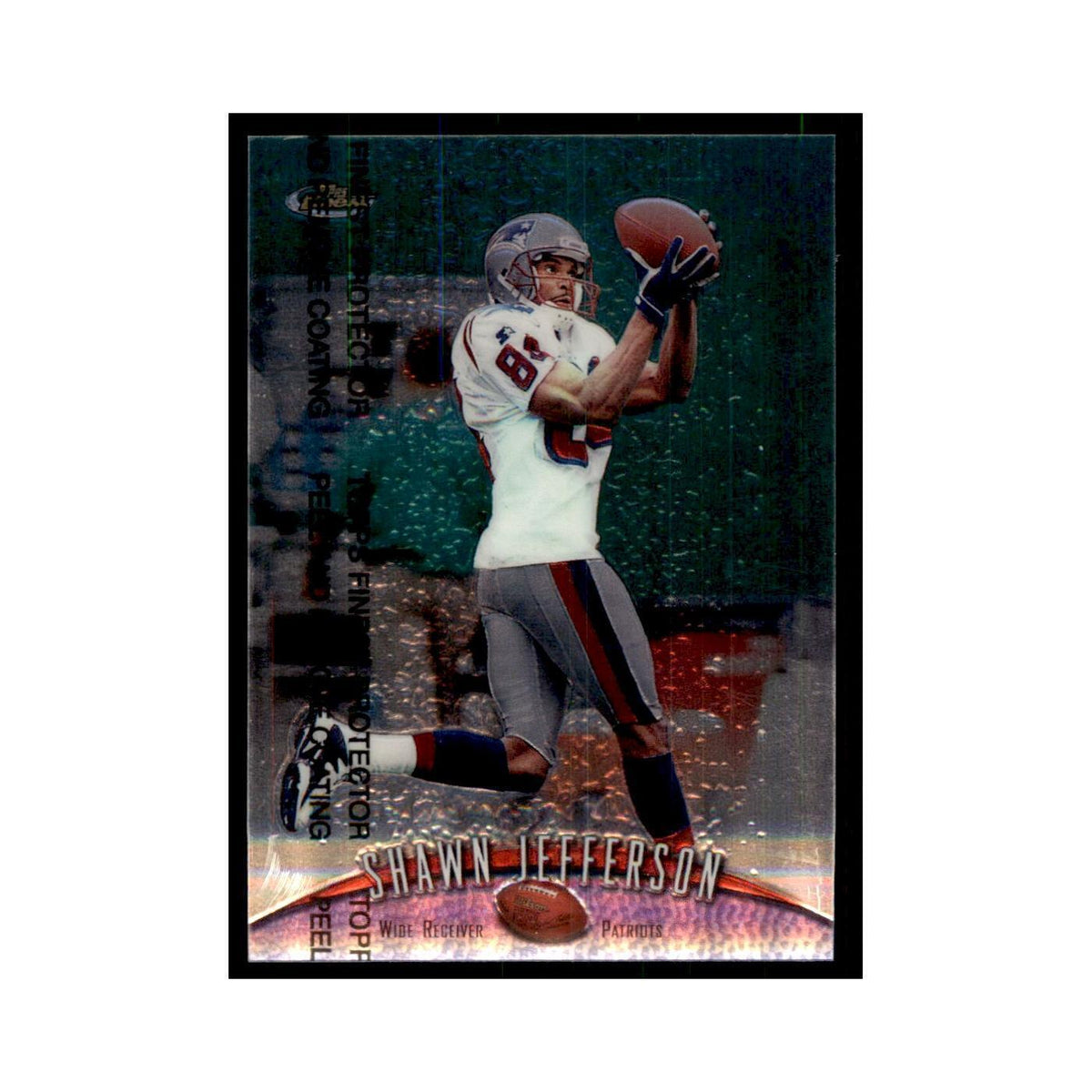1998 Topps Finest w/coating Shawn Jefferson Football Cards #113