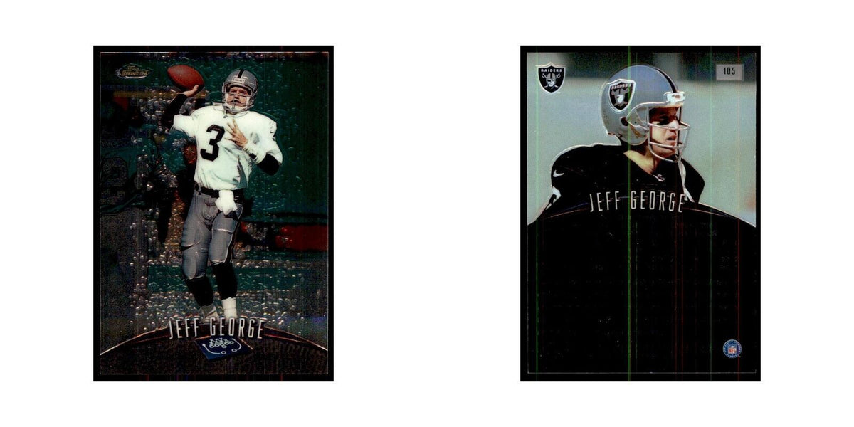 1998 Topps Finest Jeff George Football Cards #105