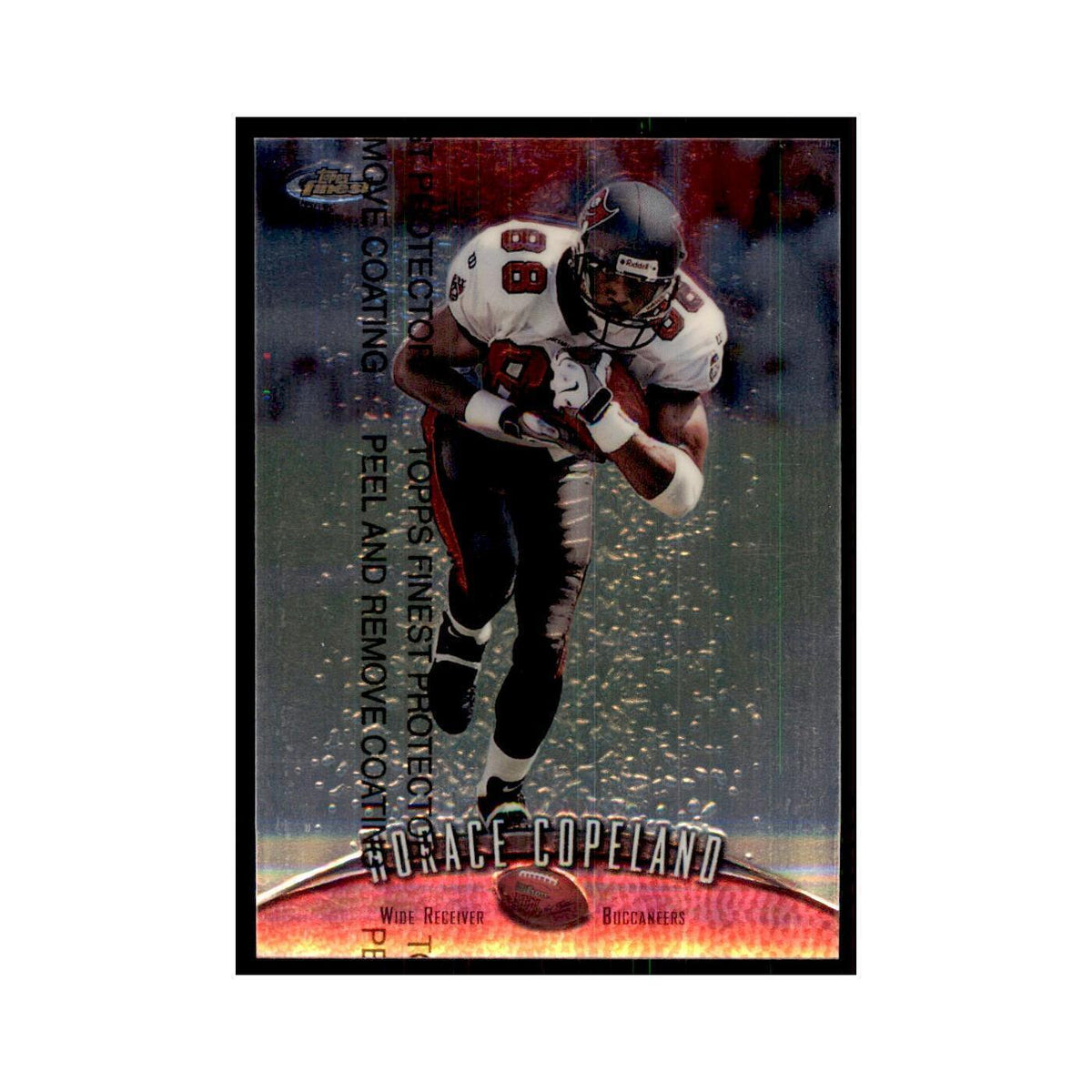 1998 Topps Finest w/coating Horace Copeland Football Cards #52