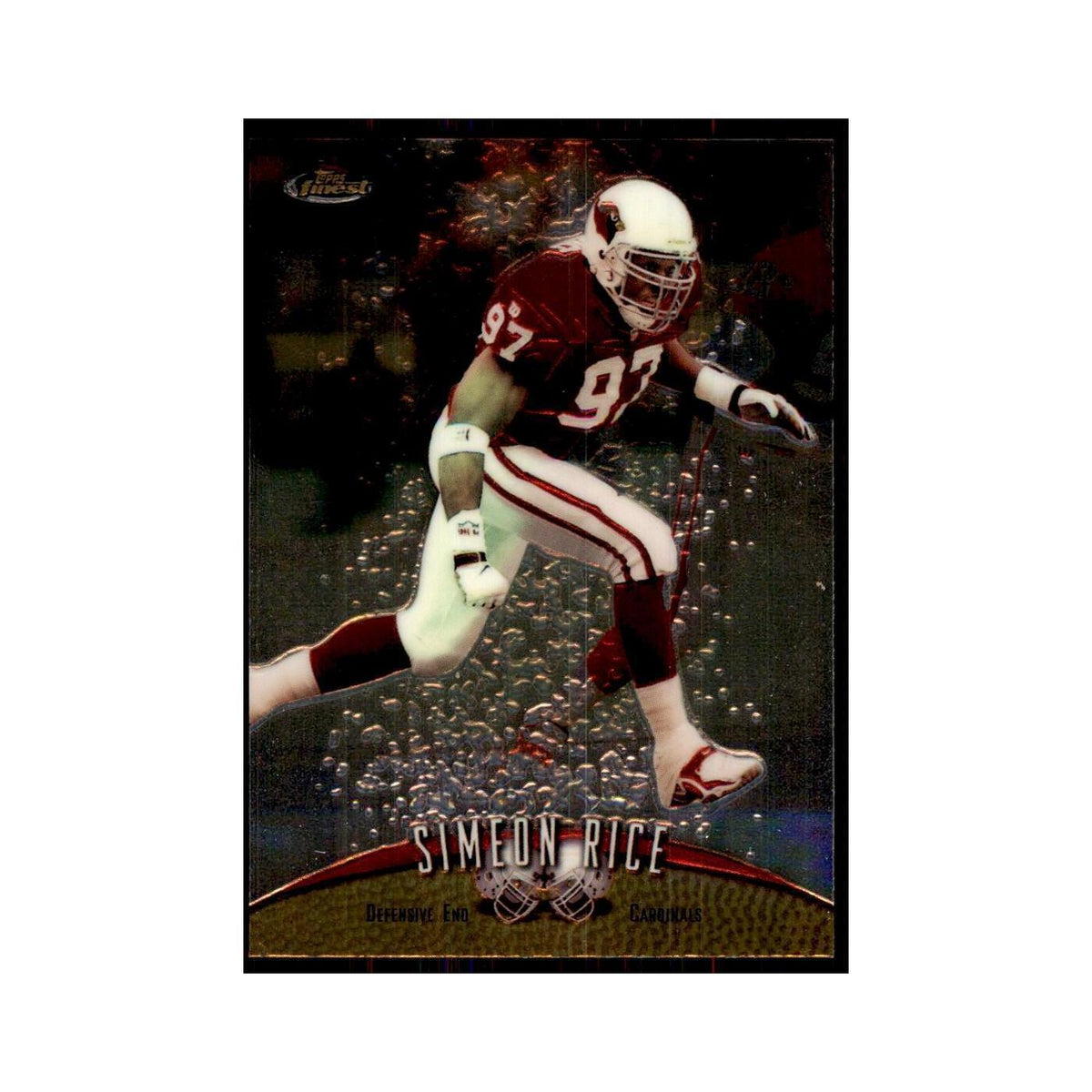 1998 Topps Finest Simeon Rice Football Cards #5
