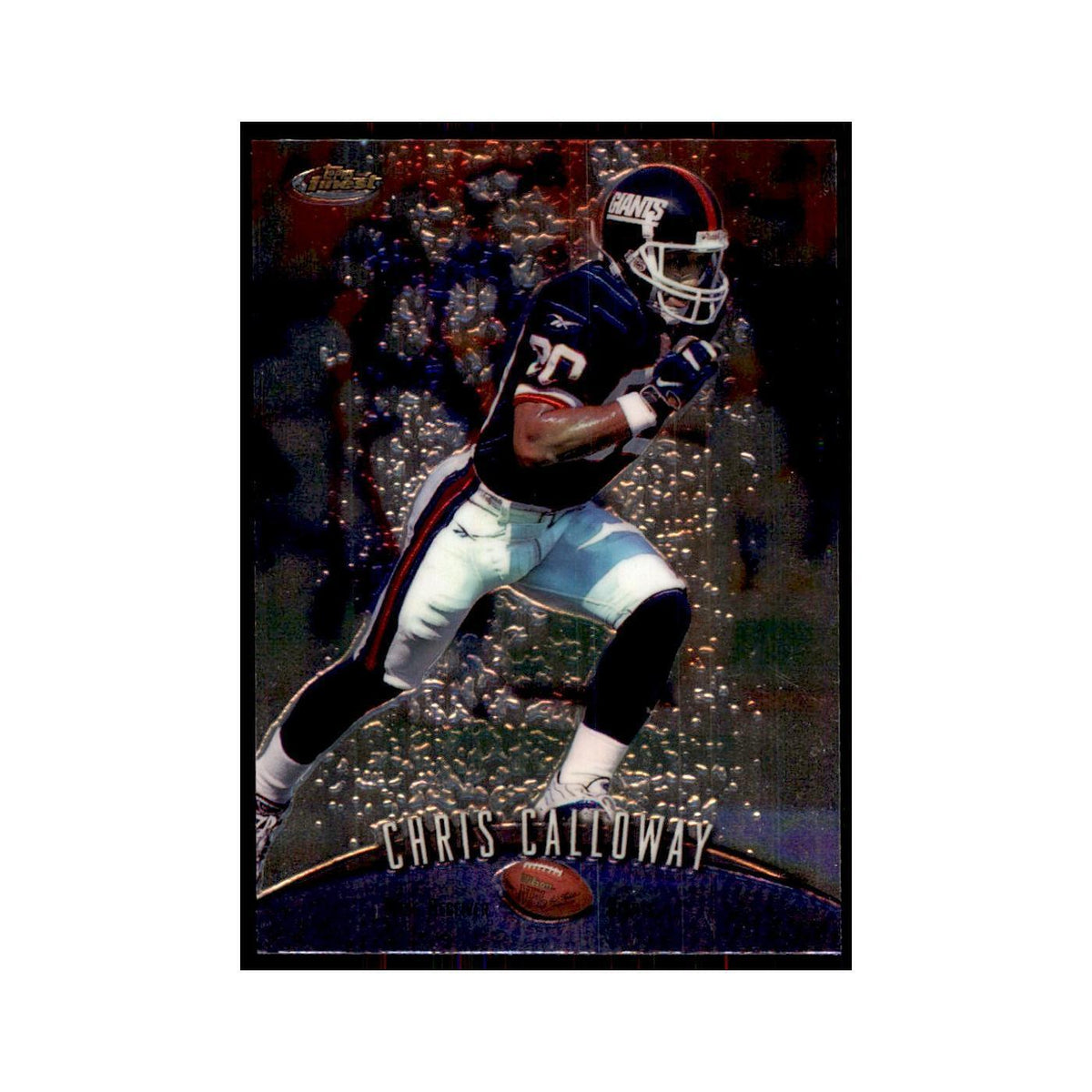 1998 Topps Finest Chris Calloway Football Cards #102
