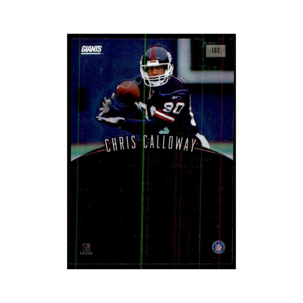 1998 Topps Finest Chris Calloway Football Cards #102