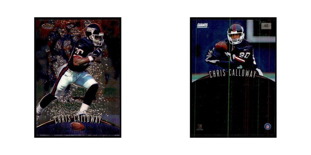 1998 Topps Finest Chris Calloway Football Cards #102