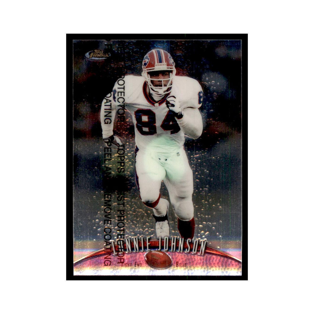 1998 Topps Finest w/coating Lonnie Johnson Football Cards #96