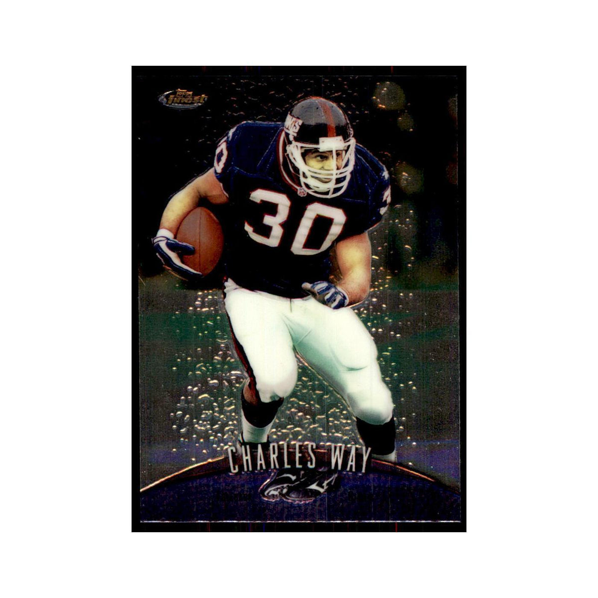 1998 Topps Finest Charles Way Football Cards #62