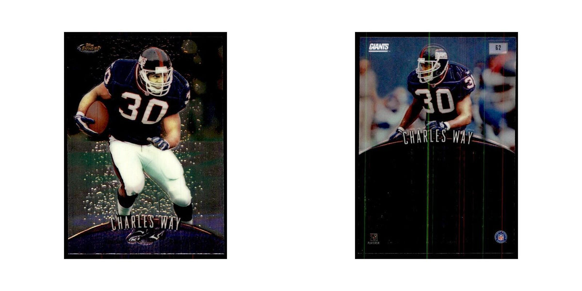 1998 Topps Finest Charles Way Football Cards #62