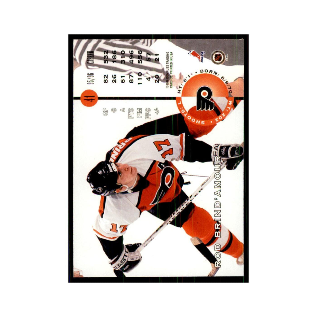 Rod Brind'Amour 1996 Leaf #41 Hockey Cards Hockey Card NM