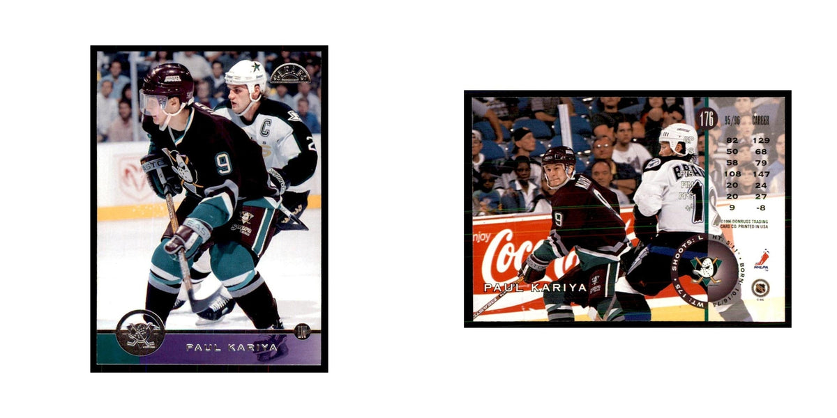 Paul Kariya 1996 Leaf #176 Hockey Cards Hockey Card NM