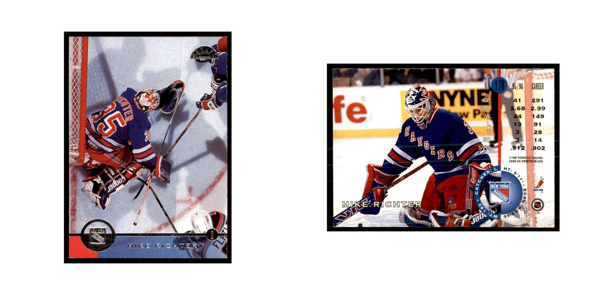 Mike Richter 1996 Leaf #178 Hockey Cards Hockey Card NM