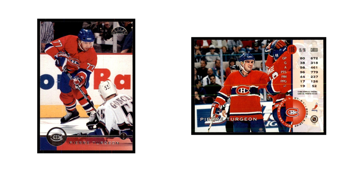 Pierre Turgeon 1996 Leaf #186 Hockey Cards Hockey Card NM