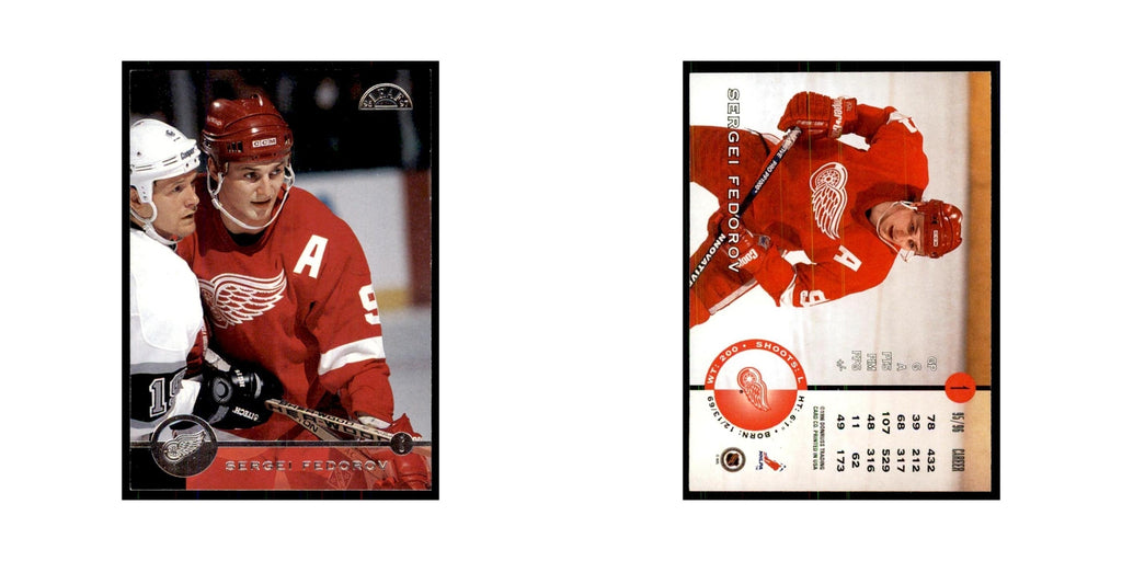 Sergei Fedorov 1996 Leaf #1 Hockey Cards Hockey Card NM