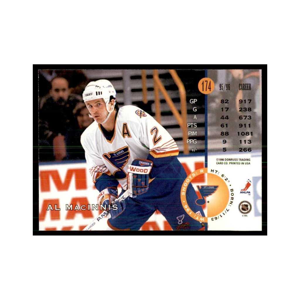 Al MacInnis 1996 Leaf #174 Hockey Cards Hockey Card NM