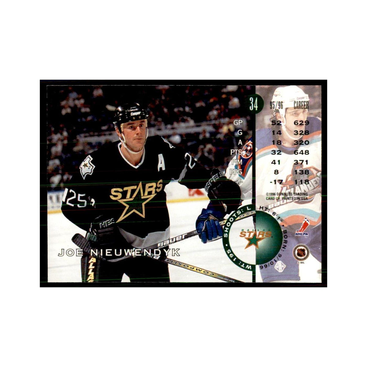 Joe Nieuwendyk 1996 Leaf #34 Hockey Cards Hockey Card NM
