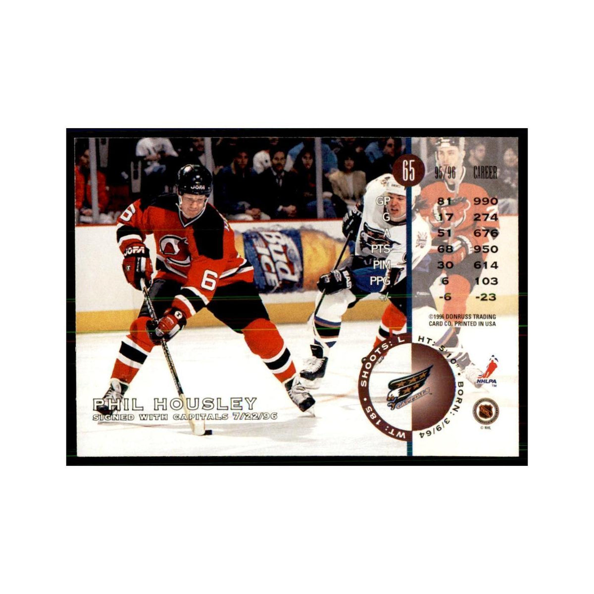 Phil Housley 1996 Leaf #65 Hockey Cards Hockey Card NM