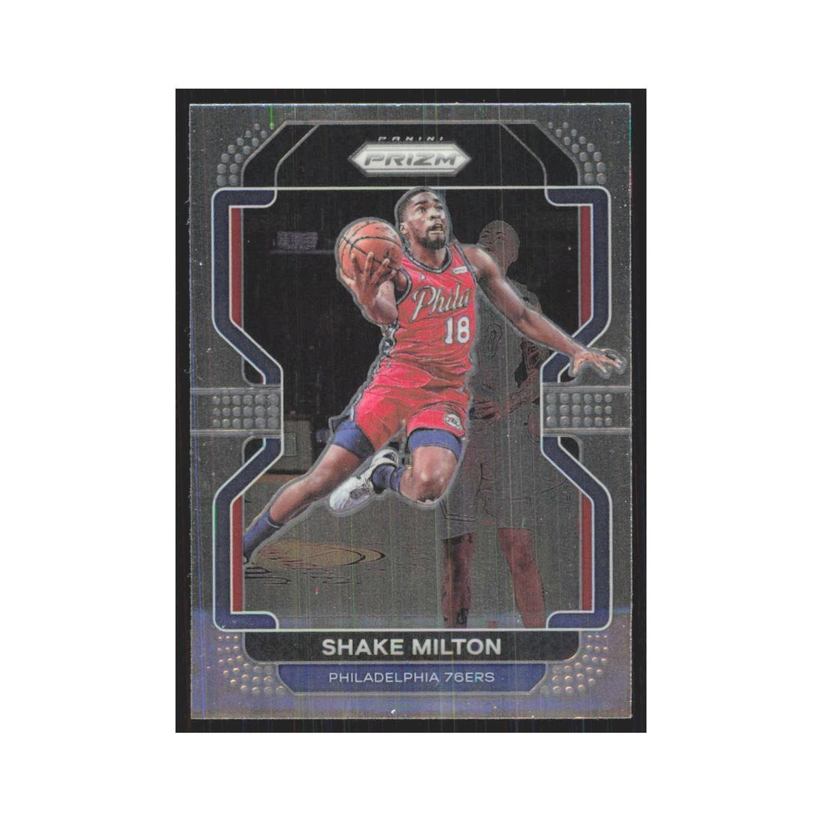 Shake Milton 2021 Panini Prizm #58 Philadelphia 76ers Basketball Card NM