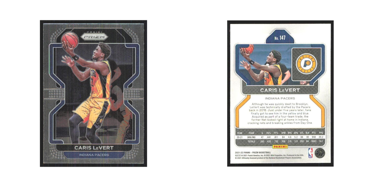 Caris LeVert 2021 Panini Prizm #147 Indiana Pacers Basketball Card NM