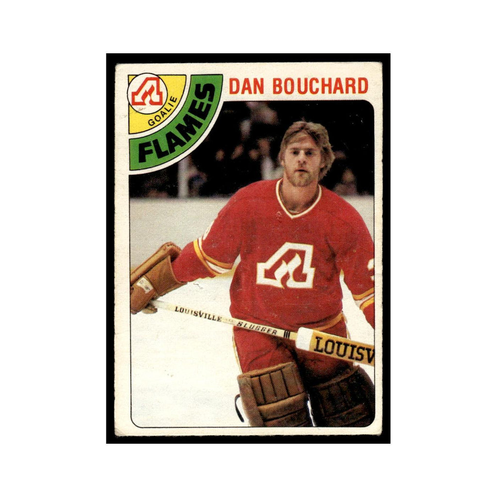 Dan Bouchard 1978 O-Pee-Chee #169 Atlanta Flames Hockey Card VG