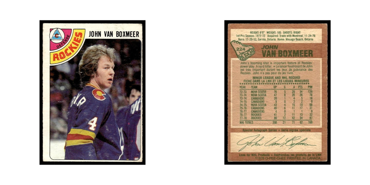 John Van Boxmeer 1978 O-Pee-Chee (Damaged) #224 Colorado Rockies Poor