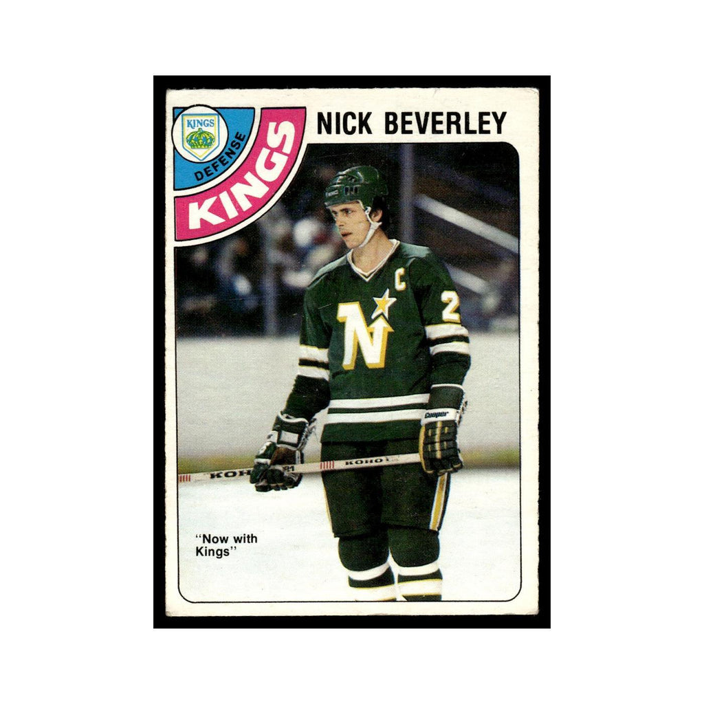 Nick Berverley 1978 O-Pee-Chee #111 Minnesota North Stars Hockey Card VG