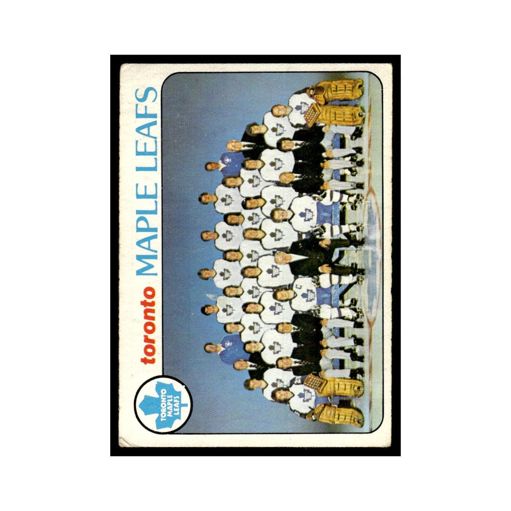 Toronto Maple Leafs 1978 O-Pee-Chee (Damaged) #206 Hockey Card Poor